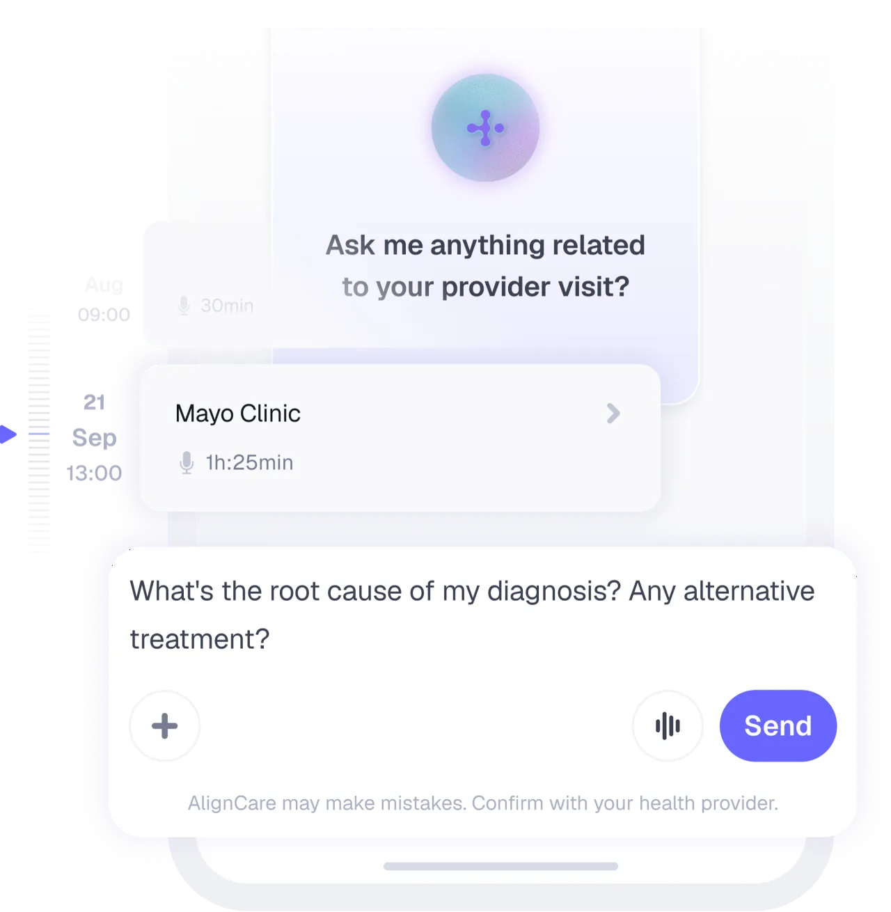Chatting with Nora, the AI health assistant, about lab results
